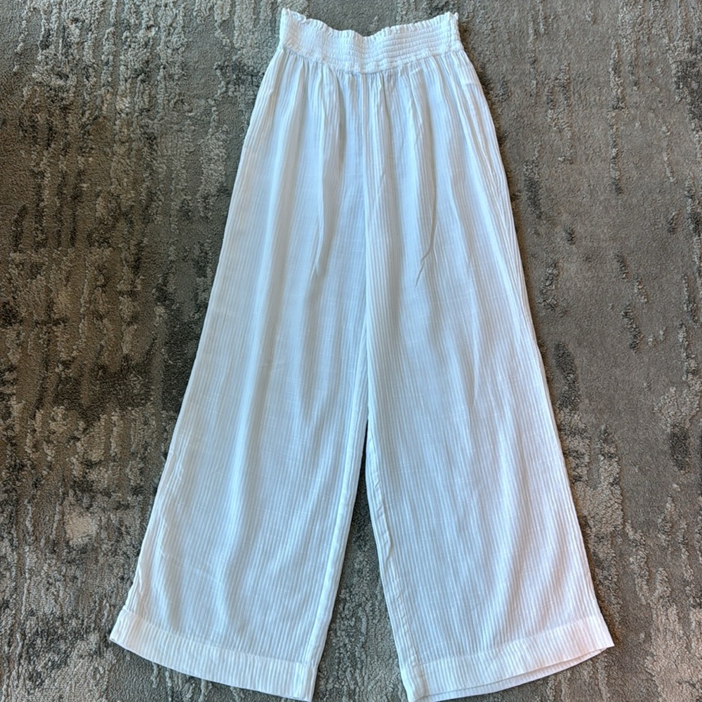 J. Crew High Waisted Relaxed Beach Pants Size XXS
